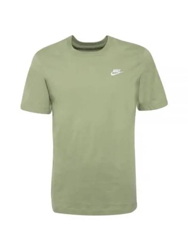 Sportswear Club Short Sleeve T-Shirt Green - NIKE - BALAAN 2