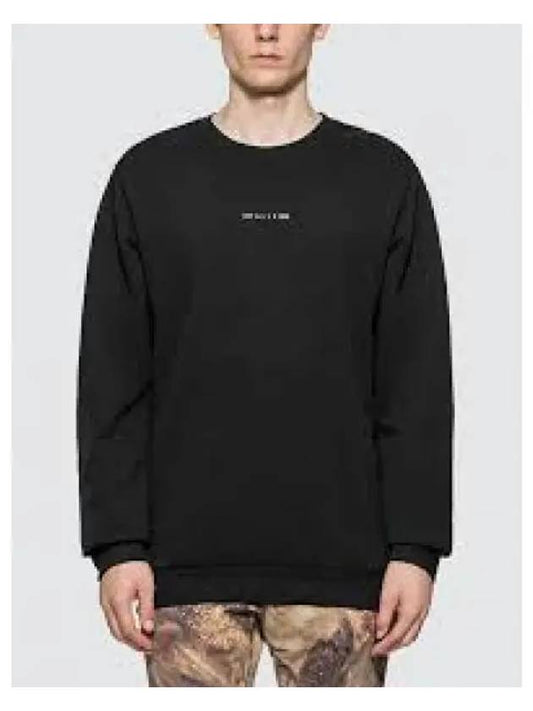 Logo Crew Neck Sweatshirt Black - CP COMPANY - BALAAN 2