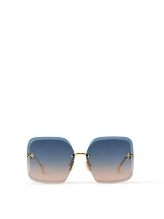 Eyewear LV Jewel Square Sunglasses Gold - LOUIS VUITTON - BALAAN 2