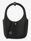 Courr ges Women s Holly Leather Black Shoulder Bag 224GSA102 CR0065 9999 - COURREGES - BALAAN 2