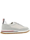 Fine Kid Suede Tech Runner White - THOM BROWNE - BALAAN 5