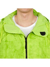 Men's Shadow Project Nylon Metal Waffle Print Hooded Jacket Green - STONE ISLAND - BALAAN 10