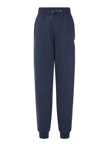 Women s Silver Patch Drawstring Jogger Pants Navy 271634 - ARMANI EXCHANGE - BALAAN 1