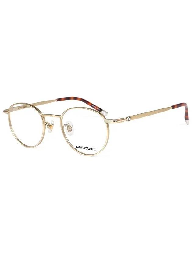 Eyewear Round Titanium Glasses Gold - MONTBLANC - BALAAN 2