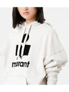 Mansell Logo Over Hoodie Ecru SW0001FA A1M07E 23EC - ISABEL MARANT - BALAAN 2