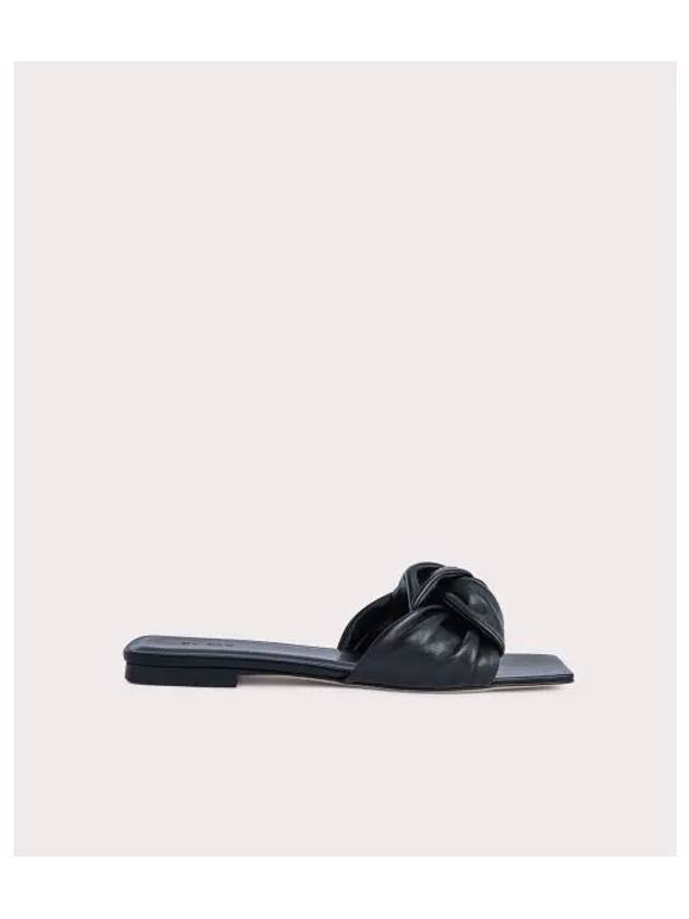 Lima Gloss Leather Slippers Black - BY FAR - BALAAN 2