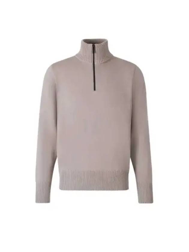 Rosseau 1/4 Zip Knit Top Grey - CANADA GOOSE - BALAAN 2