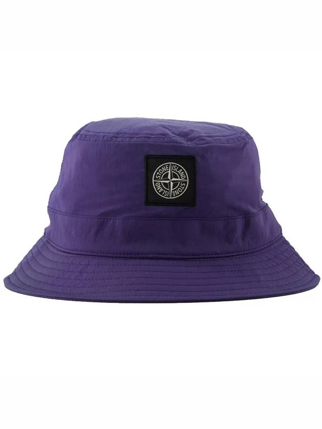 Econyl Regenerated Nylon Bucket Hat Purple - STONE ISLAND - BALAAN 3