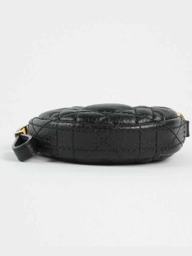 Caro Detachable Coin Purse Black - DIOR - BALAAN 7