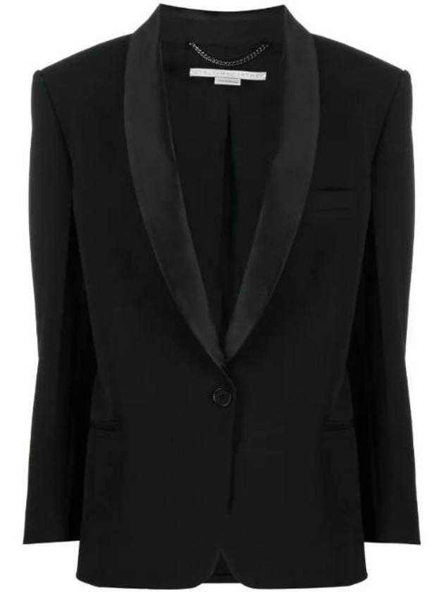 shawl lapel single-breasted blazer 6500263AU701 - STELLA MCCARTNEY - BALAAN 1