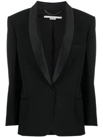 shawl lapel single-breasted blazer 6500263AU701 - STELLA MCCARTNEY - BALAAN 1