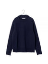 Back Stitch Elbow Patch Knit Top Navy - MAISON MARGIELA - BALAAN 2