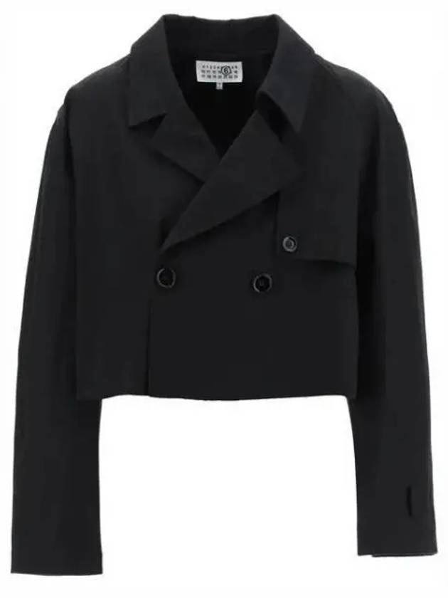 Short Trench Jacket Black - MAISON MARGIELA - BALAAN 2