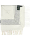 Cotton Beach Muffler White - FENDI - BALAAN 4