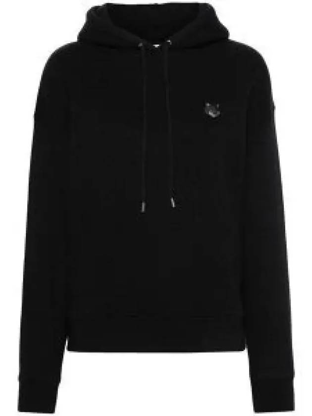 Bold Foxhead Patch Comfort Hoodie Black - MAISON KITSUNE - BALAAN 2