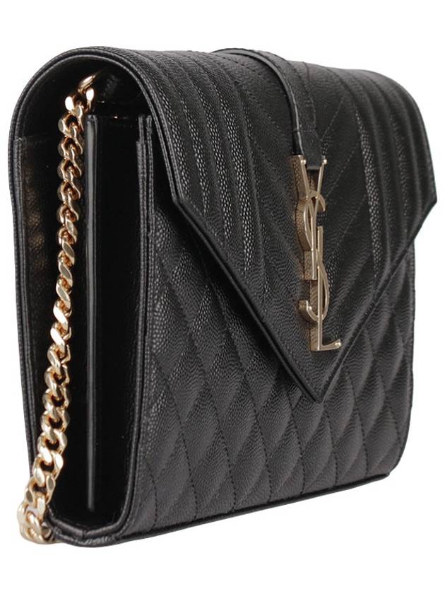 Cassandre Monogram Chain Cross Bag Black - SAINT LAURENT - BALAAN 5