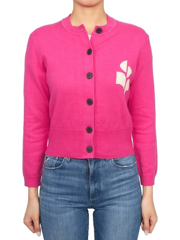 Newton Cotton Cardigan Pink - ISABEL MARANT ETOILE - BALAAN 3