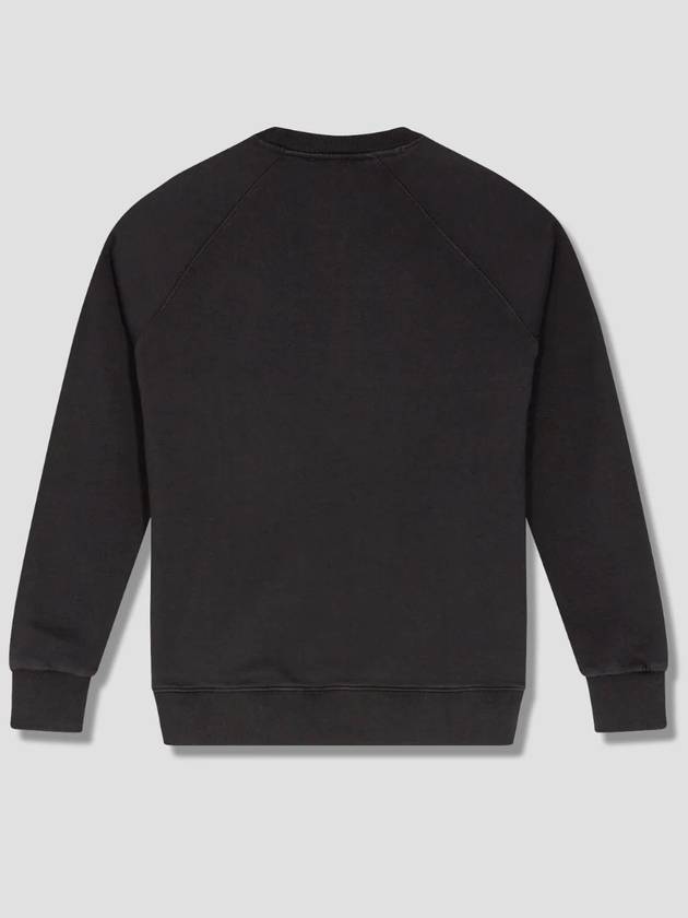 Grey Fox Head Patch Classic Sweatshirt Black - MAISON KITSUNE - BALAAN 3