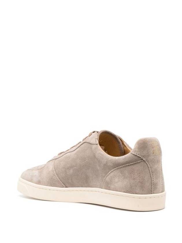 Suede Low Top Sneakers Beige - BRUNELLO CUCINELLI - BALAAN 5