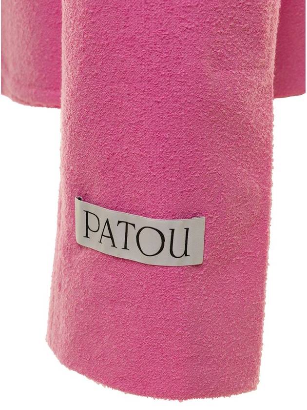 Tweed Short Tailored Jacket Pink - PATOU - BALAAN 4