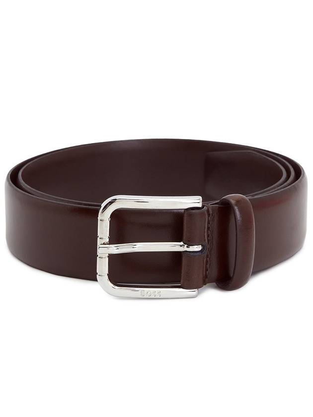 Men's Leather Belt Brown - HUGO BOSS - BALAAN 2