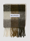 Check Mohair Muffler Green - ACNE STUDIOS - BALAAN 4