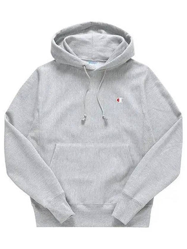 GF68 Y06145 K74 Reverse Weave C Logo Men s Hoodie 1139986 - CHAMPION - BALAAN 1