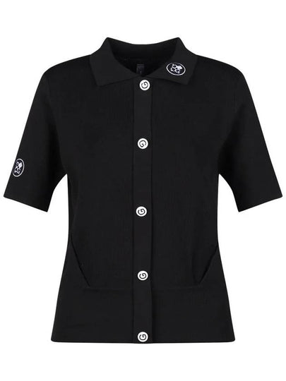 Women s G Button Short Sleeve Golf Knit GQ4M618W - LUX GOLF - BALAAN 2