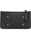 Stitch Zipper Card Wallet Black - MAISON MARGIELA - BALAAN 3