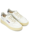 Medalist Goatskin Low Top Sneakers White - AUTRY - BALAAN 4