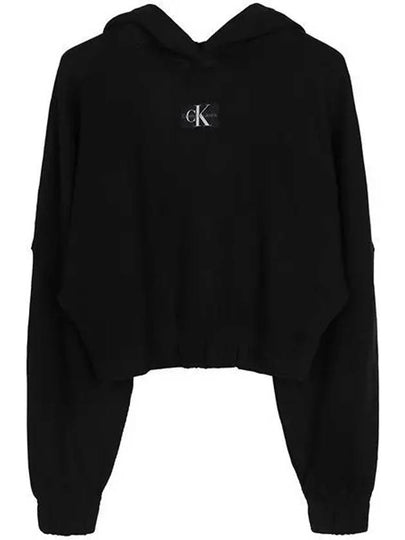 Monologo Hoodie Black - CALVIN KLEIN - BALAAN 2