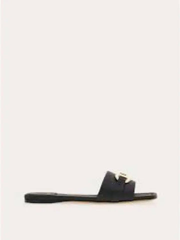 Ferragamo Slippers 1CM NERO 0756158 1235786 - SALVATORE FERRAGAMO - BALAAN 1