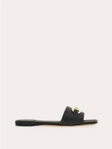 Ferragamo Slippers 1CM NERO 0756158 1235786 - SALVATORE FERRAGAMO - BALAAN 1