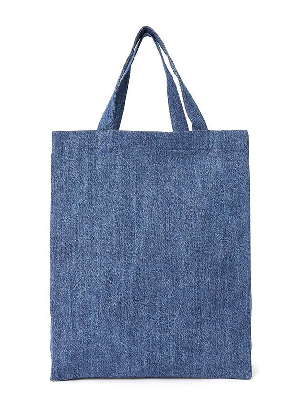 Logo Lou Mini Denim Tote Bag Indigo - A.P.C. - BALAAN 4