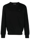 Men's Crewneck Sweatshirt Black - ACNE STUDIOS - BALAAN 4