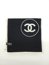 CC Logo Cashmere Silk Scarf Black - CHANEL - BALAAN 5