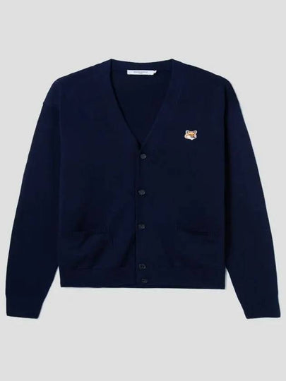 Fox Head Patch Classic Cardigan Navy - MAISON KITSUNE - BALAAN 2