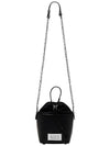 5AC Number Logo Texture Leather Bucket Bag Black - MAISON MARGIELA - BALAAN 4