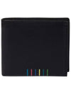 Men's Logo Graphic Leather Bicycle Wallet Black - PAUL SMITH - BALAAN 6