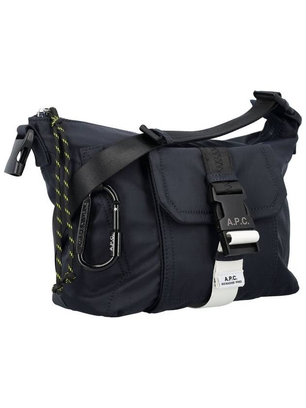 Track Logo Buckle Messenger Bag Navy - A.P.C. - BALAAN 3