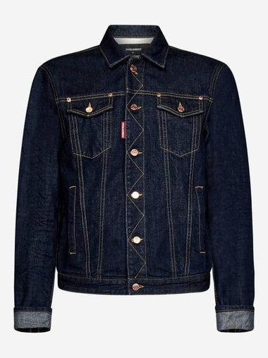 Jacket S71AN0380S30833 470 NAVY BLUE - DSQUARED2 - BALAAN 1