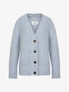 Botanical Dyed V-Neck Knit Cardigan Pale Blue - MAISON MARGIELA - BALAAN 2