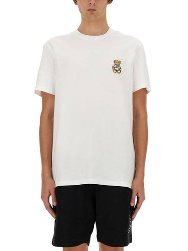 Moschino Teddy Patch T-Shirt - MOSCHINO - BALAAN 1