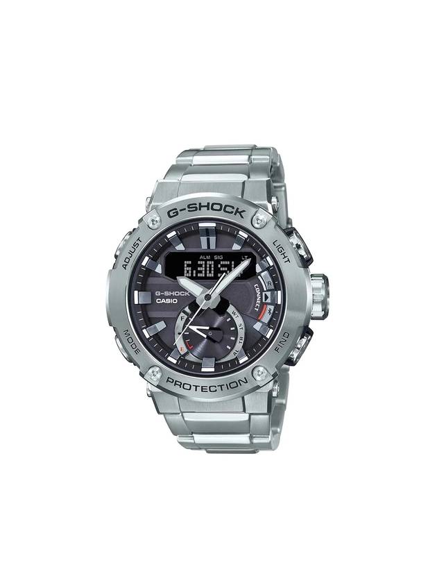 G-Steel Solar Powered Bluetooth Digital Watch Silver - G-SHOCK - BALAAN 1