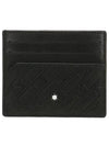 Men's Logo Card Wallet Black - MONTBLANC - BALAAN.