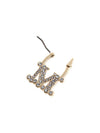 Eary EARRY02 Metal Crystal Earrings Gold - MAX MARA - BALAAN.