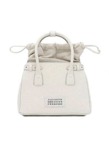 5AC Mini Drawstring Tote Bag White - MAISON MARGIELA - BALAAN 1