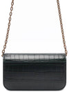 Gossip BB Logo Crocodile Chain Shoulder Bag Green - BALENCIAGA - BALAAN 5