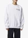 Agassi Tennis Club Logo Crew Neck Sweatshirt White - SPORTY & RICH - BALAAN 2