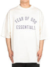 Jersey Crew Neck Short Sleeve T-Shirt White - FEAR OF GOD - BALAAN 2